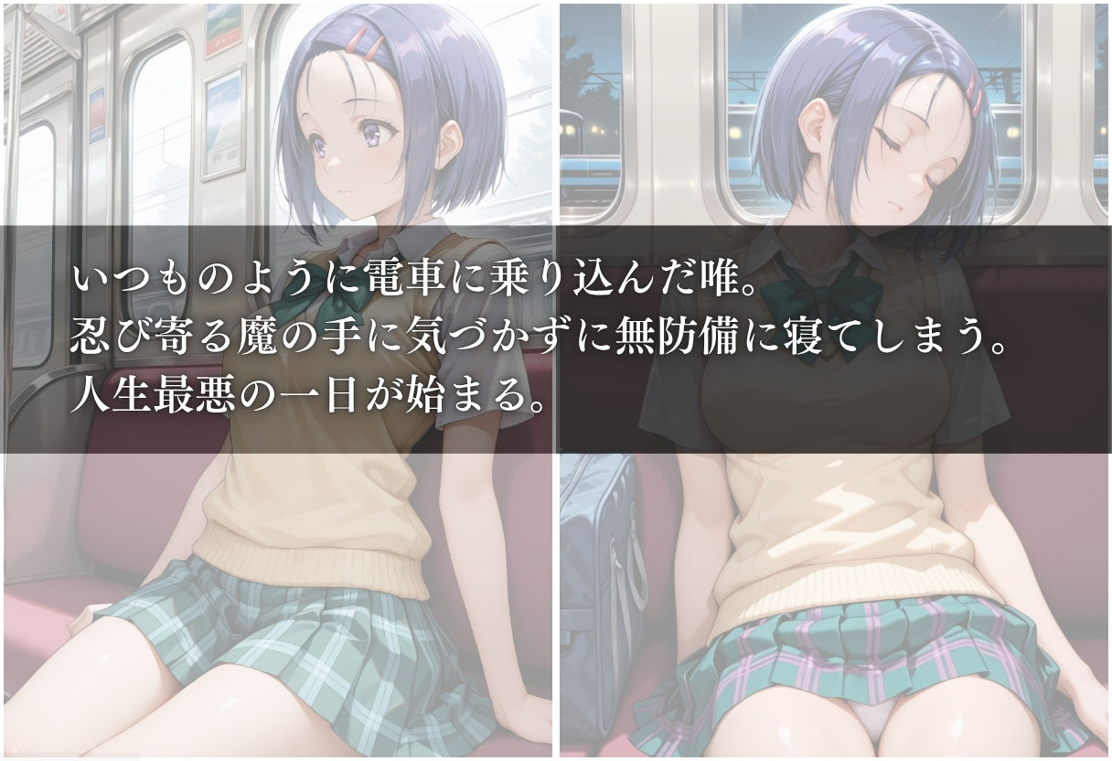 サンプル画像1:電車痴●  『痴●to LOVEる』〜西蓮寺春菜編〜(Haru) [d_624324]