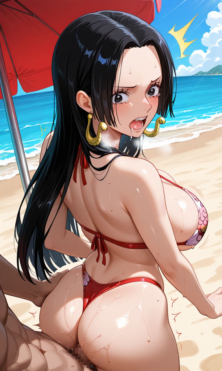 【ワ〇ピース】ナミ・ロビン・ハンコック 〜アへイキ専門CG集〜｜オナニー・フェラチオ・生ハメSEX 画像9