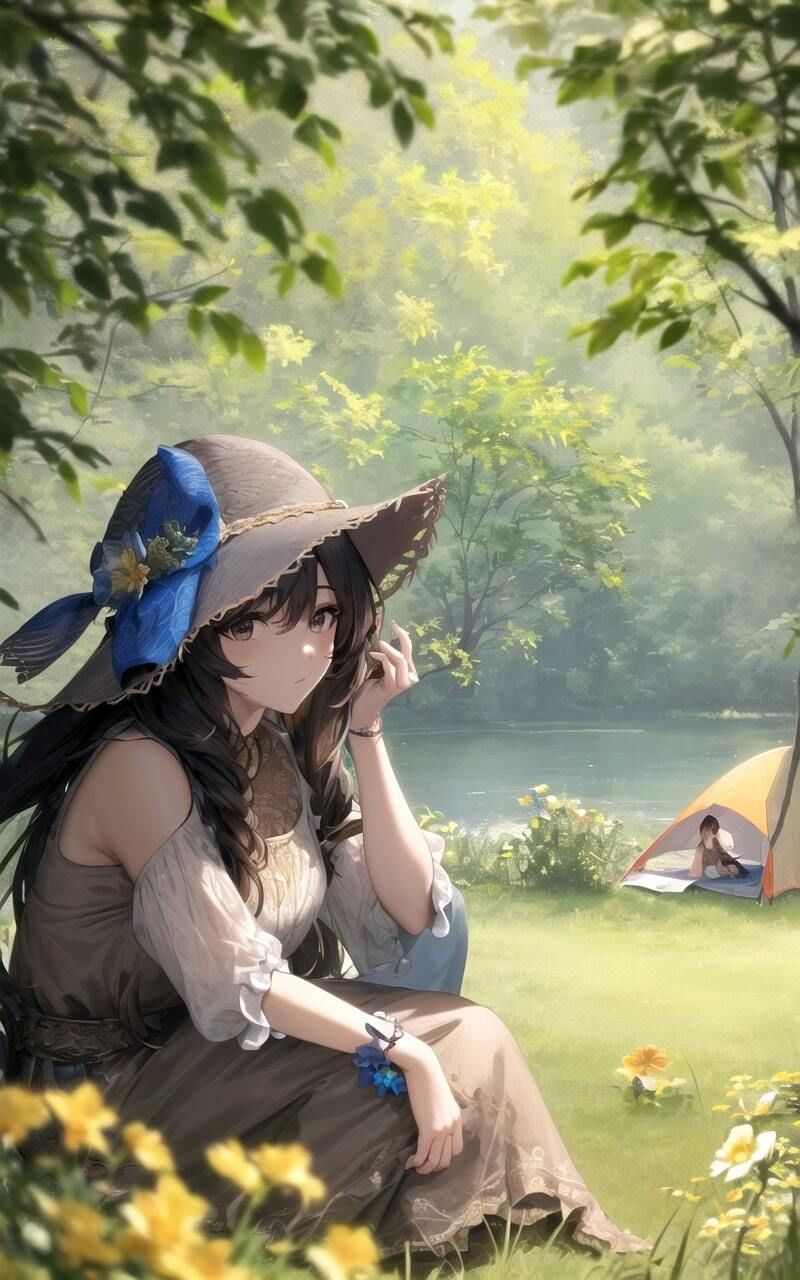 サンプル画像2:2人きりのピクニックはトラブルだらけ？(夢叶党) [d_624341]