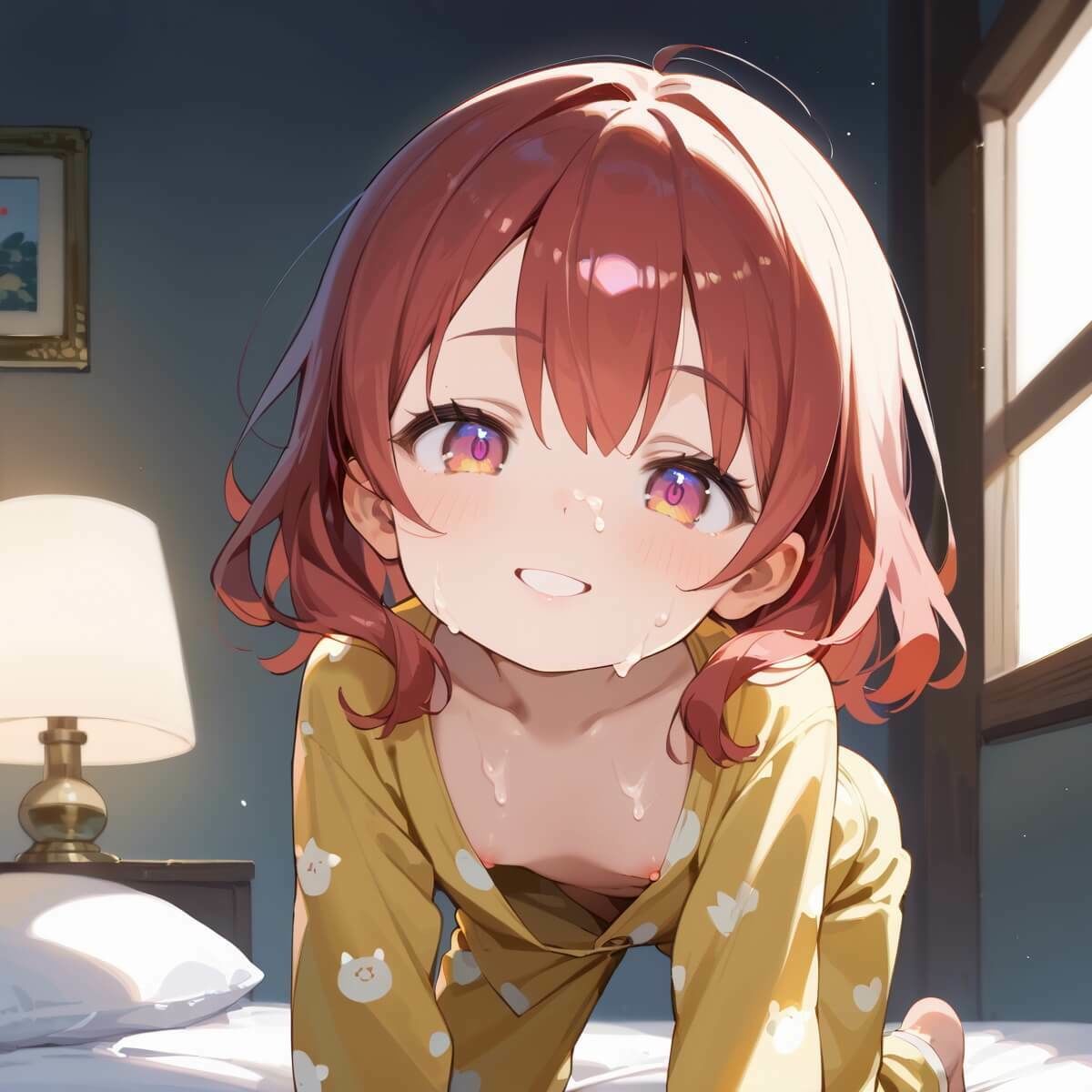 【カピバラ屋】※生成画像に加筆修正を加えた作品となります『兄が好きすぎ妹エッチな夜●い5・180枚』4