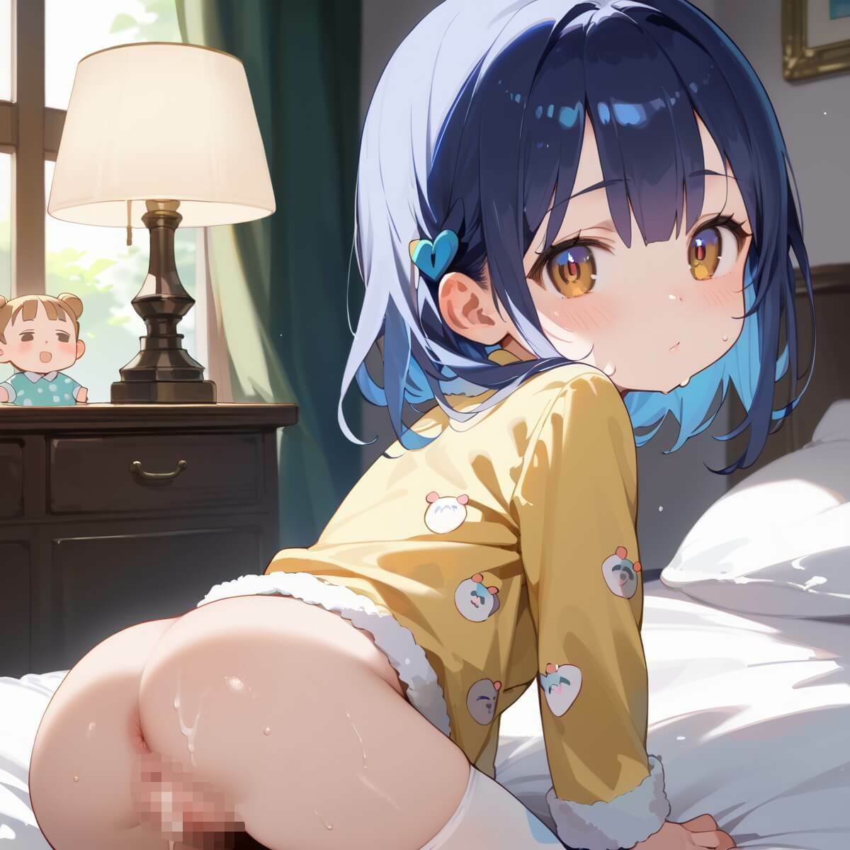 【カピバラ屋】※生成画像に加筆修正を加えた作品となります『兄が好きすぎ妹エッチな夜●い5・180枚』5