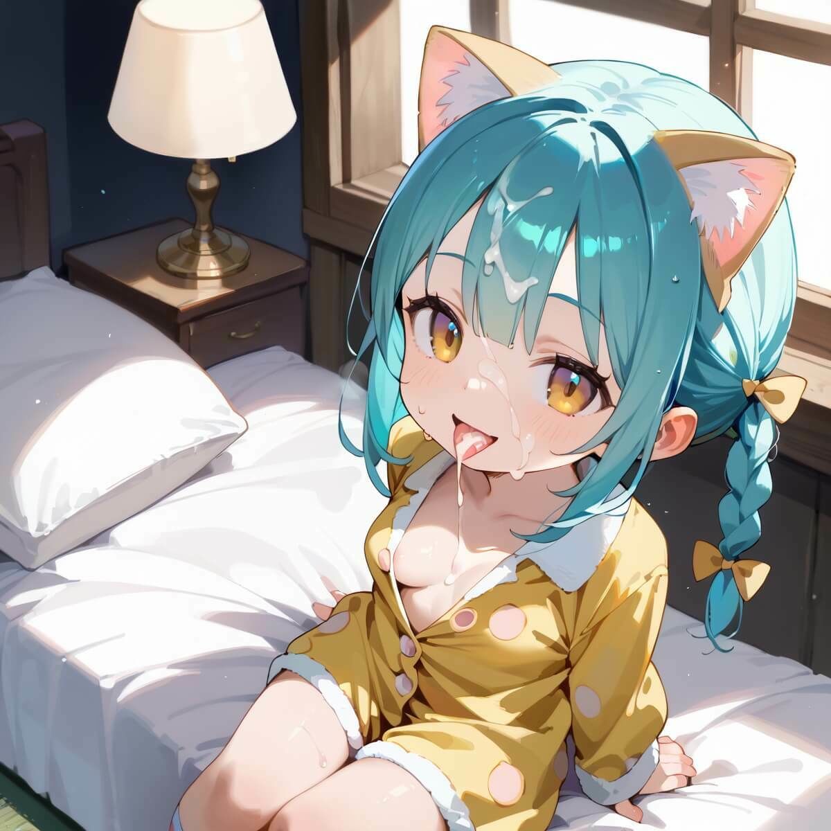 【カピバラ屋】※生成画像に加筆修正を加えた作品となります『兄が好きすぎ妹エッチな夜●い5・180枚』10