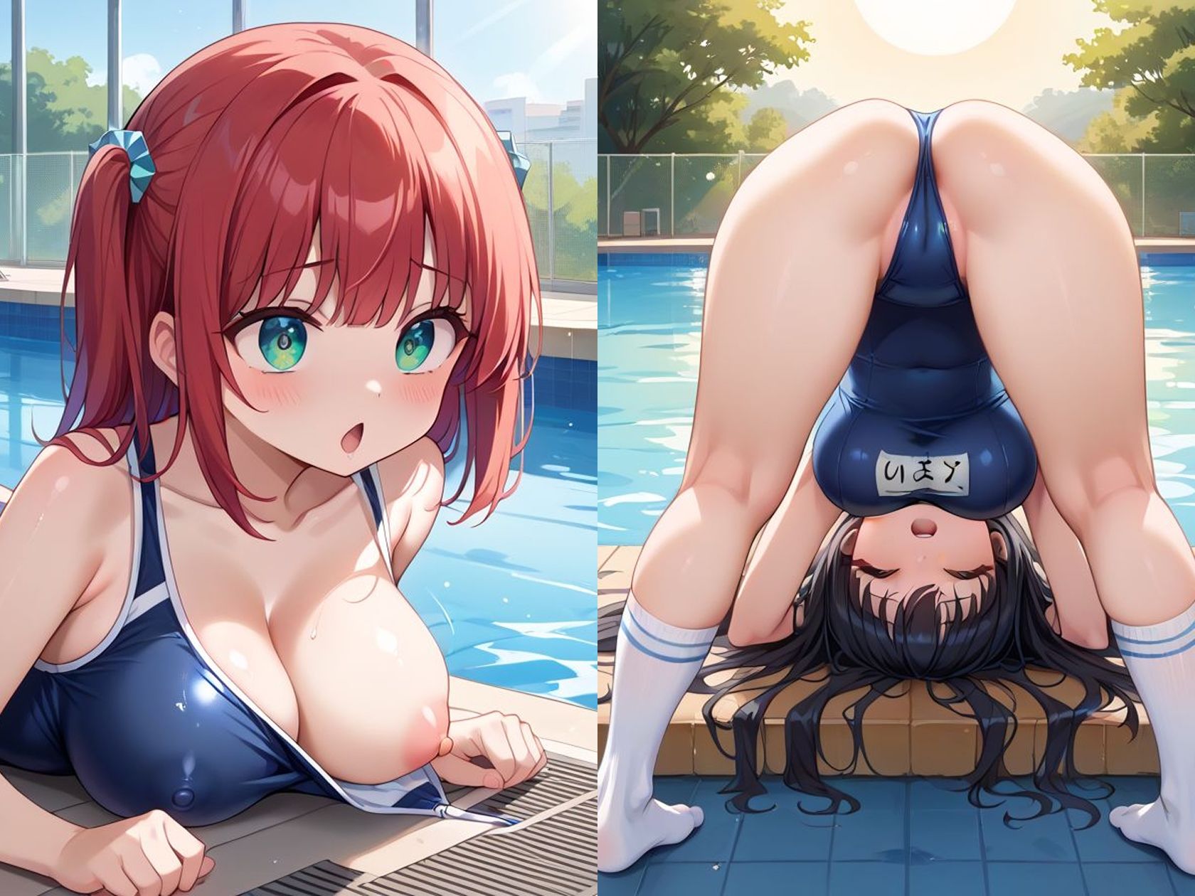 スク水&ビキニハーレム【つるぺた女子・巨乳女子詰め合わせ】 画像5