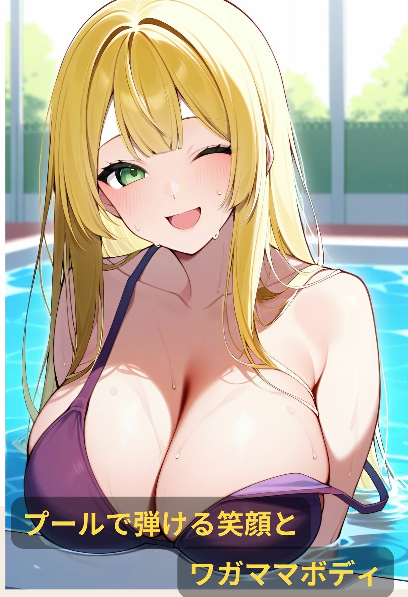 サンプル画像5:金髪女教師の刺激的な夏(いろうさぎ) [d_624504]