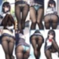 女子〇生の黒タイツパンチラ3【500枚】