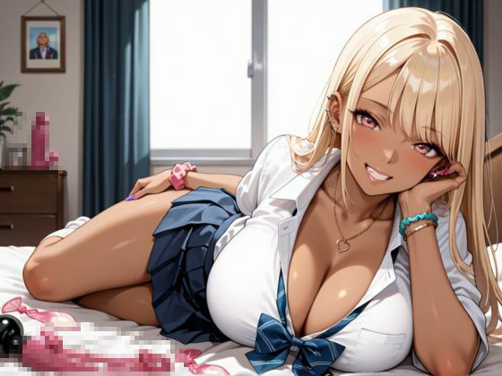 サンプル画像6:淫乱学園  欲求不満のヤリ●ン黒ギャルをハメまくり性教育(つるむち屋) [d_624539]