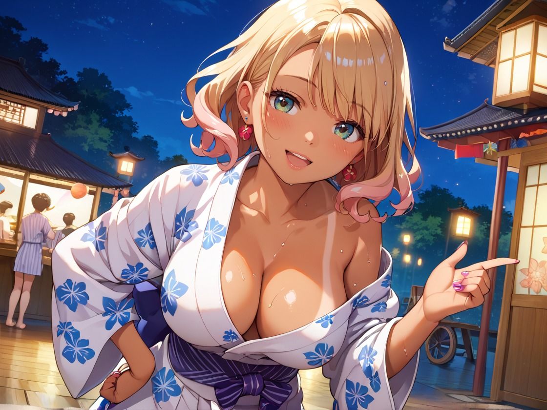 エロカワ爆乳日焼けギャルお祭り大乱交 サンプル1