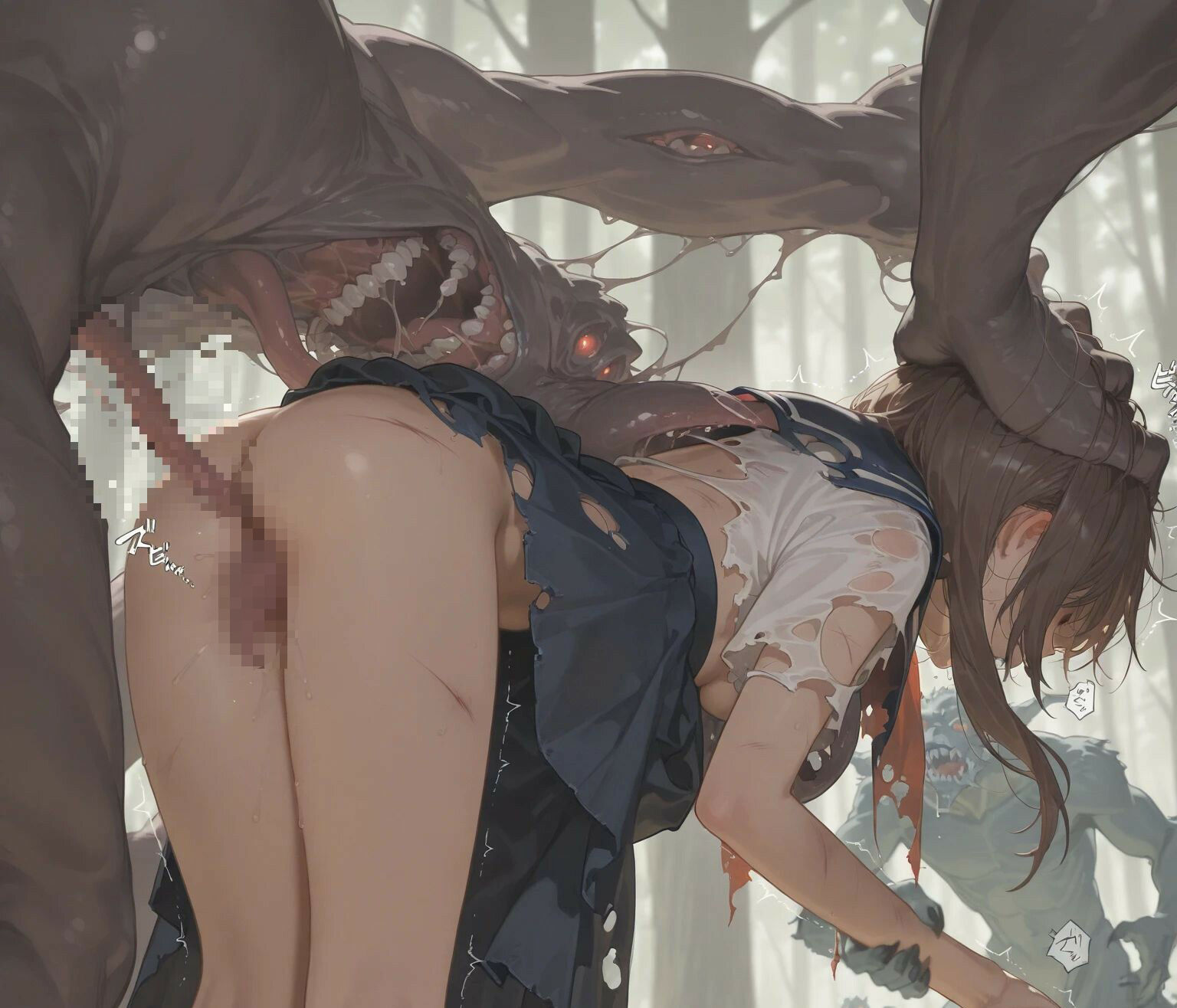 モンスター×セーラー服 乱暴系 画像4