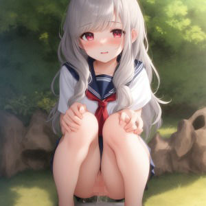銀髪放尿娘ちゃん1〜500 画像8