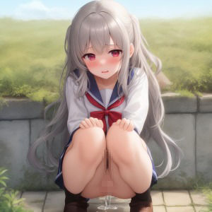 銀髪放尿娘ちゃん1〜500 画像10
