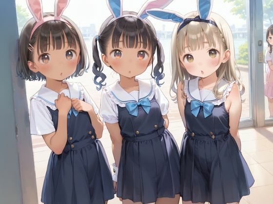 催●支配されたロリっ子バニーガールたちはパイパンとろとろおま●こを犯しまくる！_1