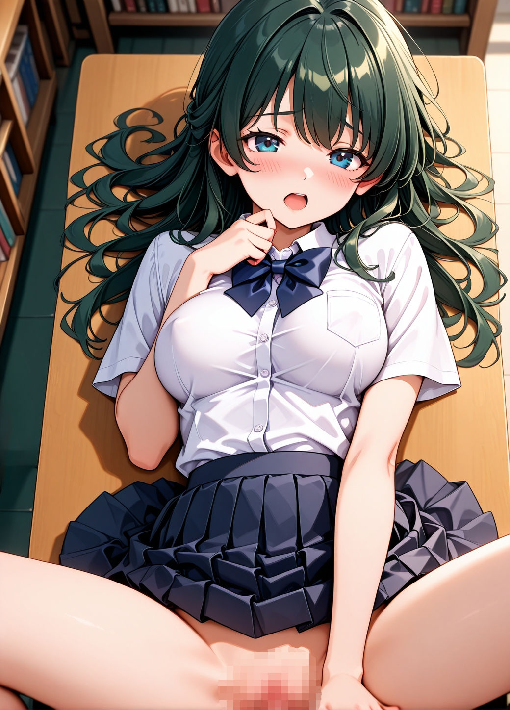 風紀を乱す女子生徒に着衣のままわからせてしまった件 画像4