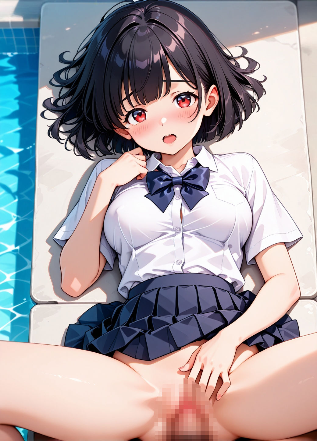 風紀を乱す女子生徒に着衣のままわからせてしまった件 画像5