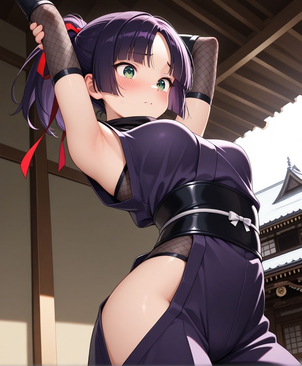 サンプル画像6:戦うヒロイン  くノ一と秘密の修行(sayuri) [d_624671]