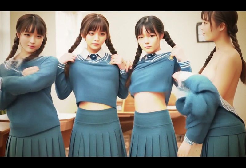 サンプル画像5:AI動画〜昭和の原風景〜飴あげるからオッパイ見せてよ(爆破瓜脳サイト) [d_624804]