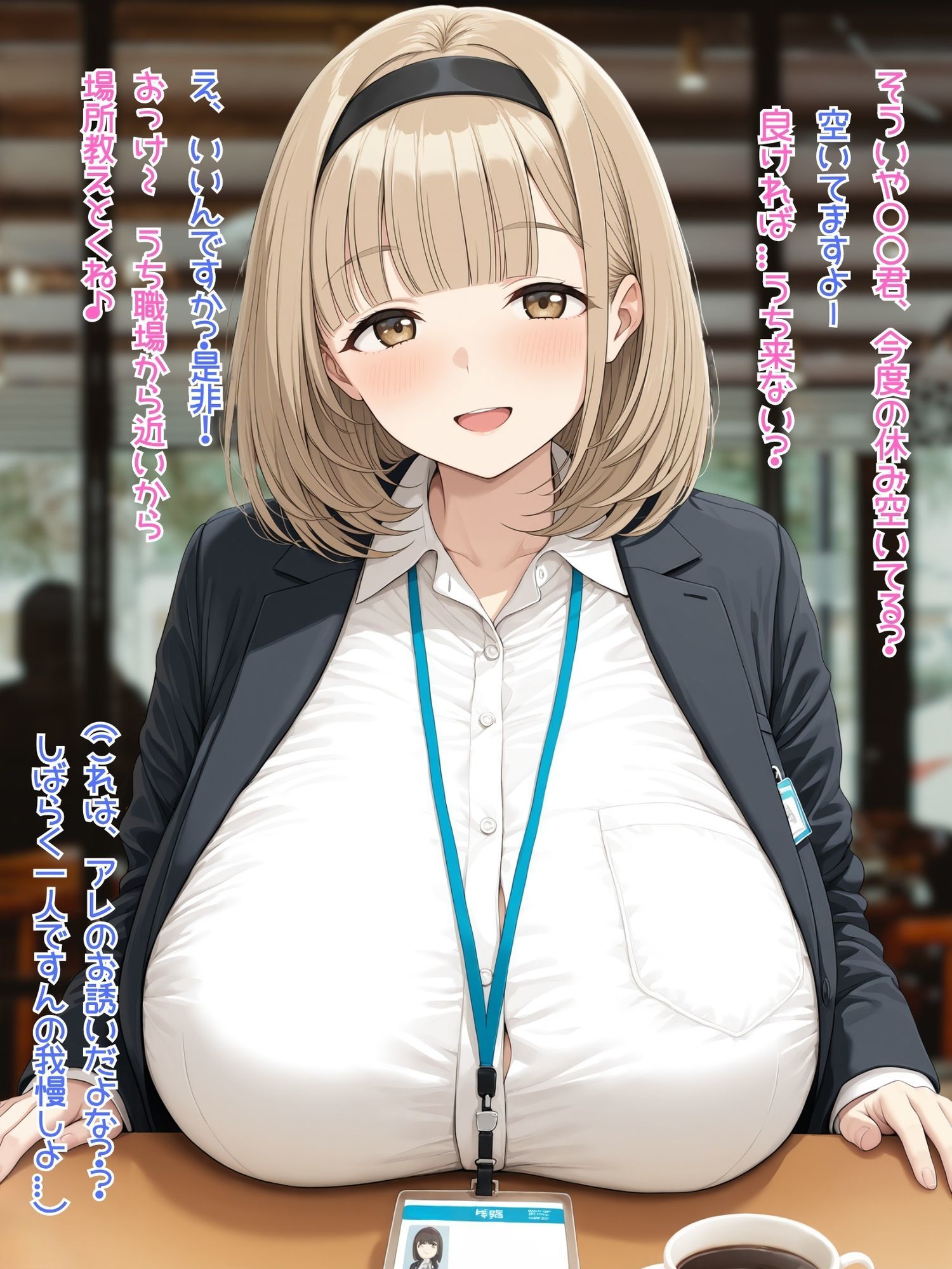 サンプル画像2:元・童貞の俺は爆乳先輩のお家に招かれる。(おわたのコンロ) [d_624847]