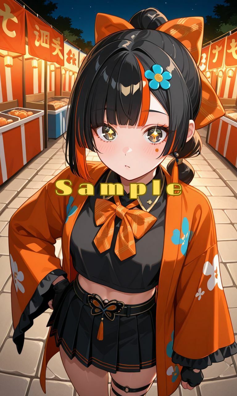 サンプル画像2:蝶◯はなびとお祭りデート♪♪(桐崎せな) [d_624875]