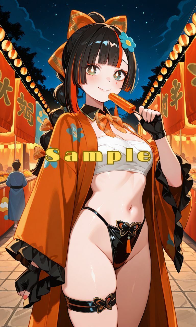 サンプル画像4:蝶◯はなびとお祭りデート♪♪(桐崎せな) [d_624875]