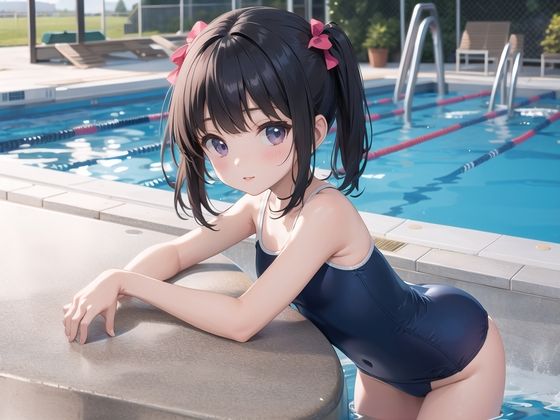 サンプル画像5:ロリロリ！！スク水写真集！ベスト50(ちゅーちゅー研究所) [d_624938]