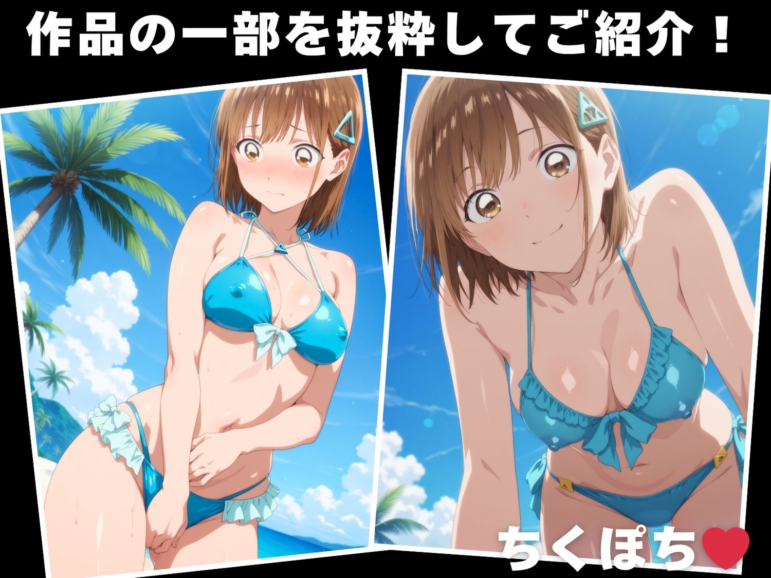 サンプル画像1:【催●・水着・妊娠】鹿● 千夏(ときめきダブルス) [d_624961]