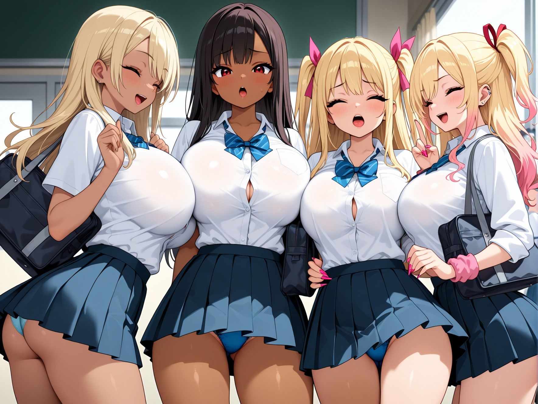 サンプル画像1:白黒性活  白黒ギャル学園(みいまん) [d_625021]