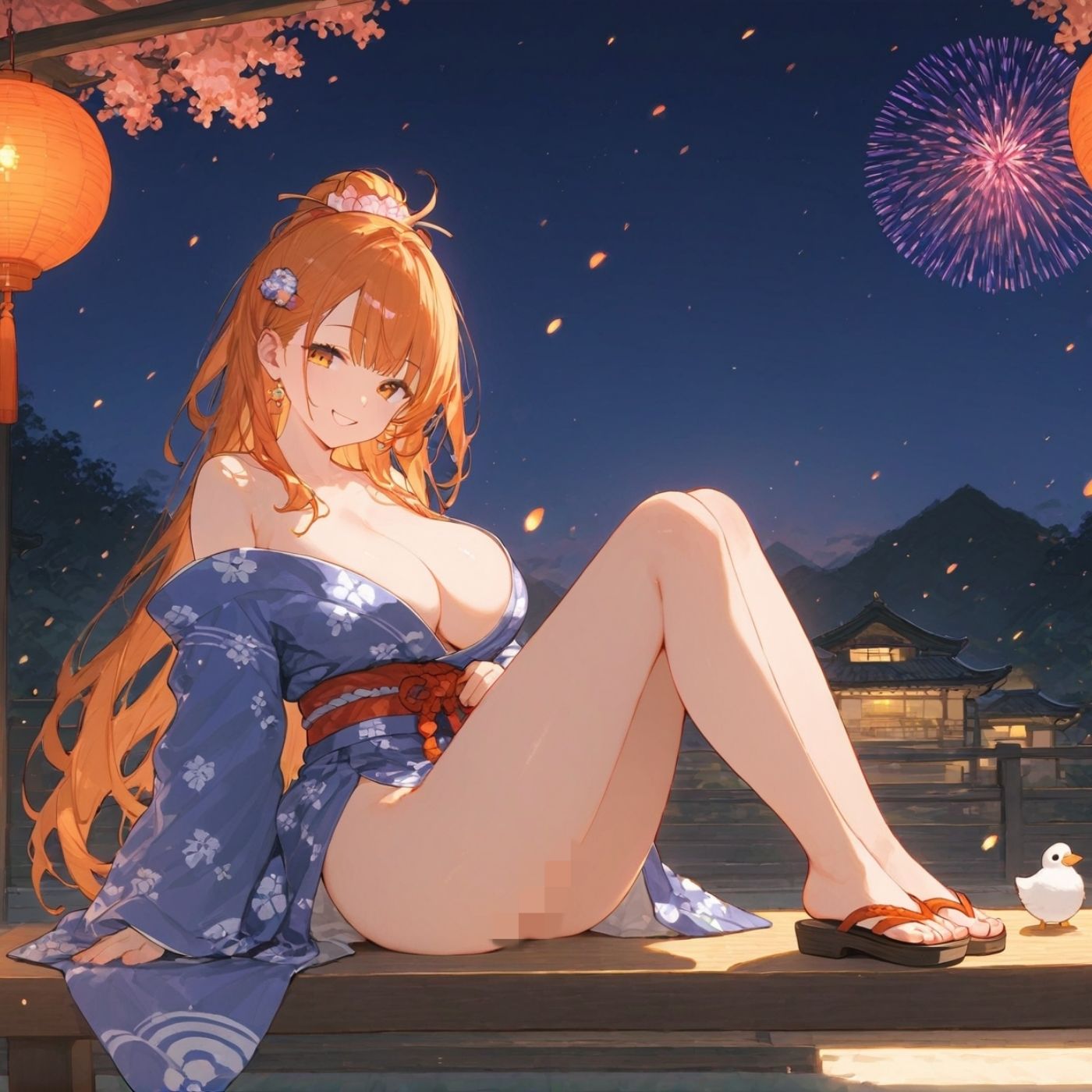 サンプル画像4:浴衣、、、どう？【浴衣美少女四の家中編厳選CG300枚収録】(アオとハル) [d_625033]