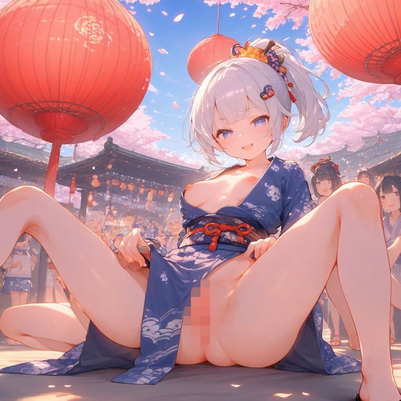 サンプル画像5:浴衣、、、どう？【浴衣美少女四の家中編厳選CG300枚収録】(アオとハル) [d_625033]