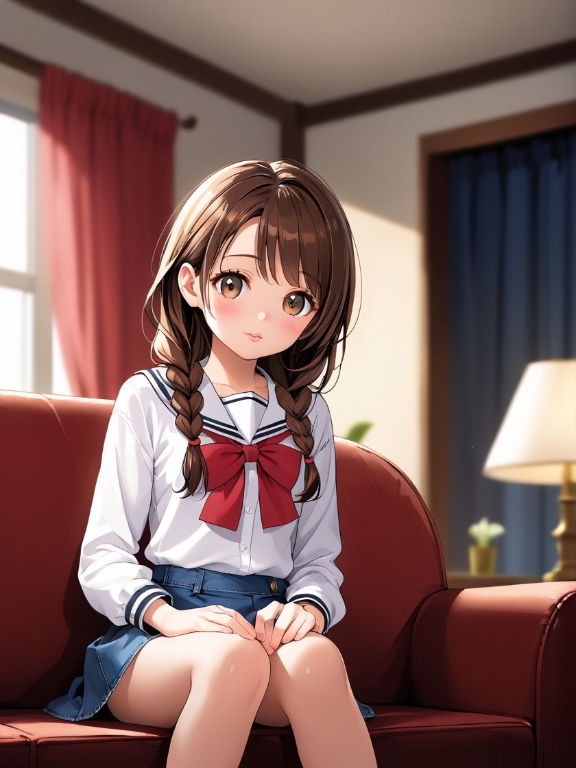 サンプル画像3:妹の制服姿がエロすぎる(ももぱい) [d_625037]