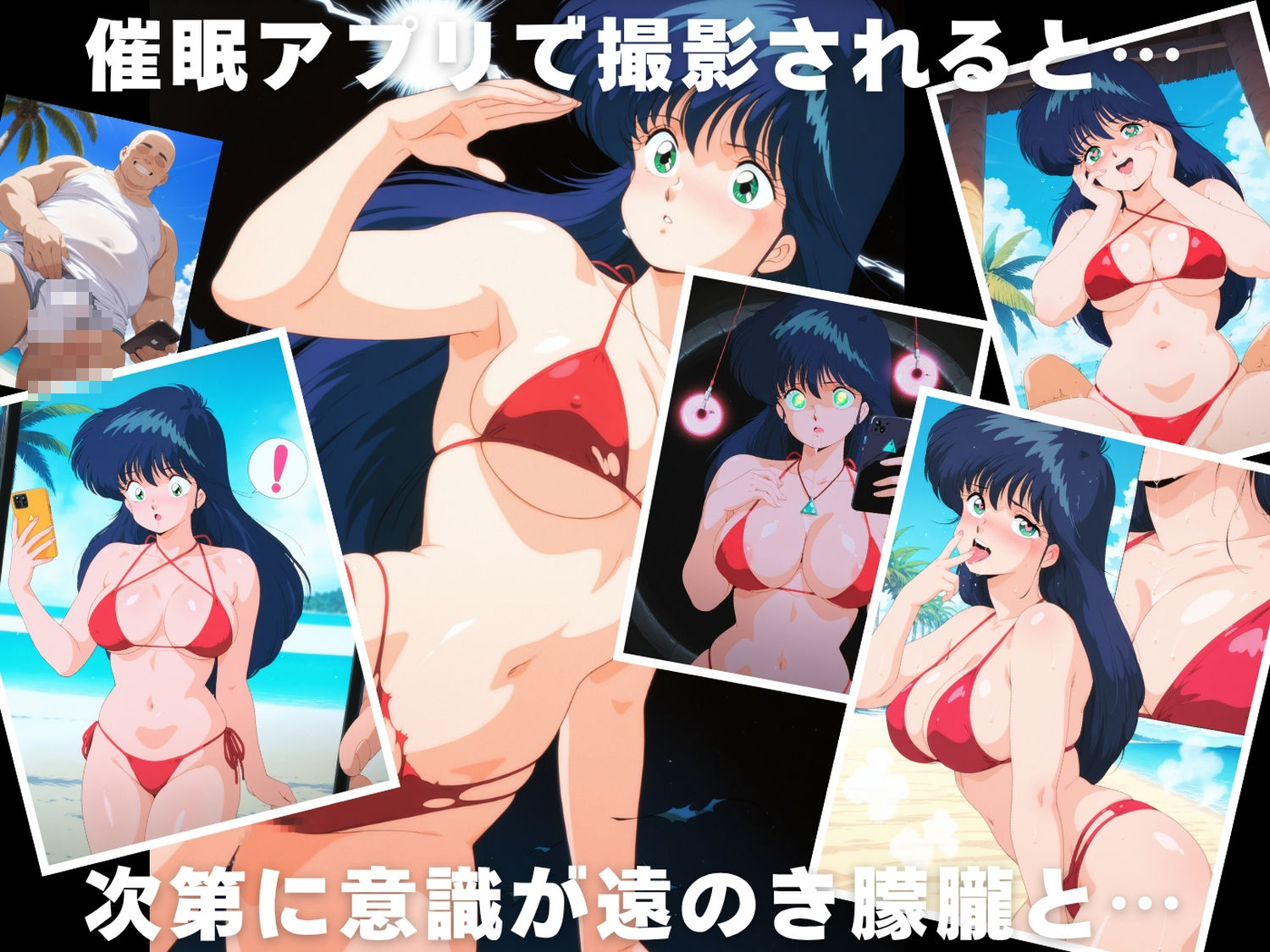 サンプル画像2:【催●・水着・妊娠】きまぐれオ●ンジ☆ロード  鮎川 ま●か(あかね坂印刷局) [d_625060]