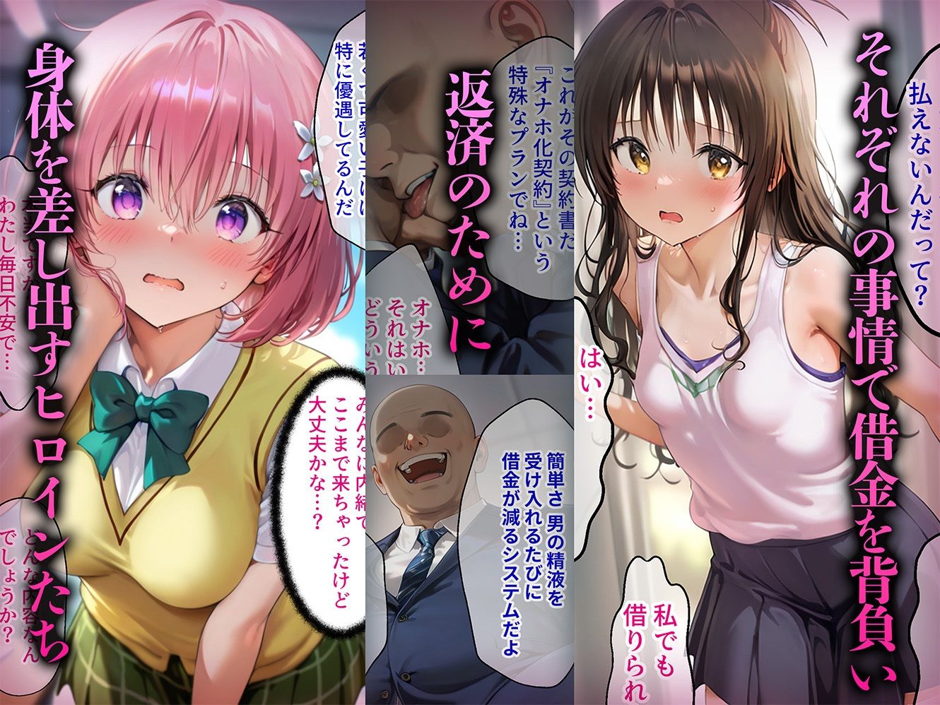 生オナホ化計画 返済はカラダで〜モモ・美柑編〜 画像1