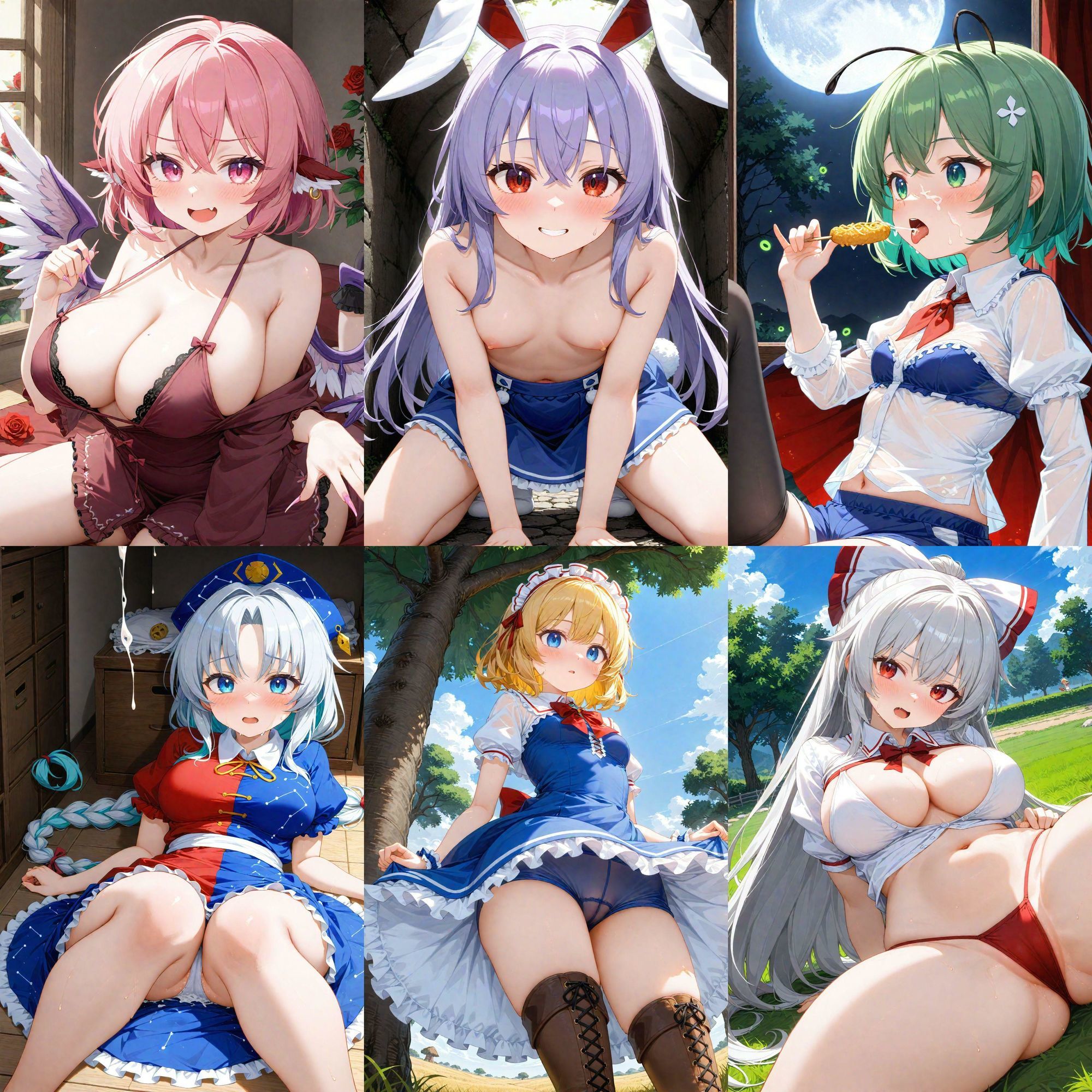 ノーモザイク!東方永夜抄キャラの誘惑2 画像10
