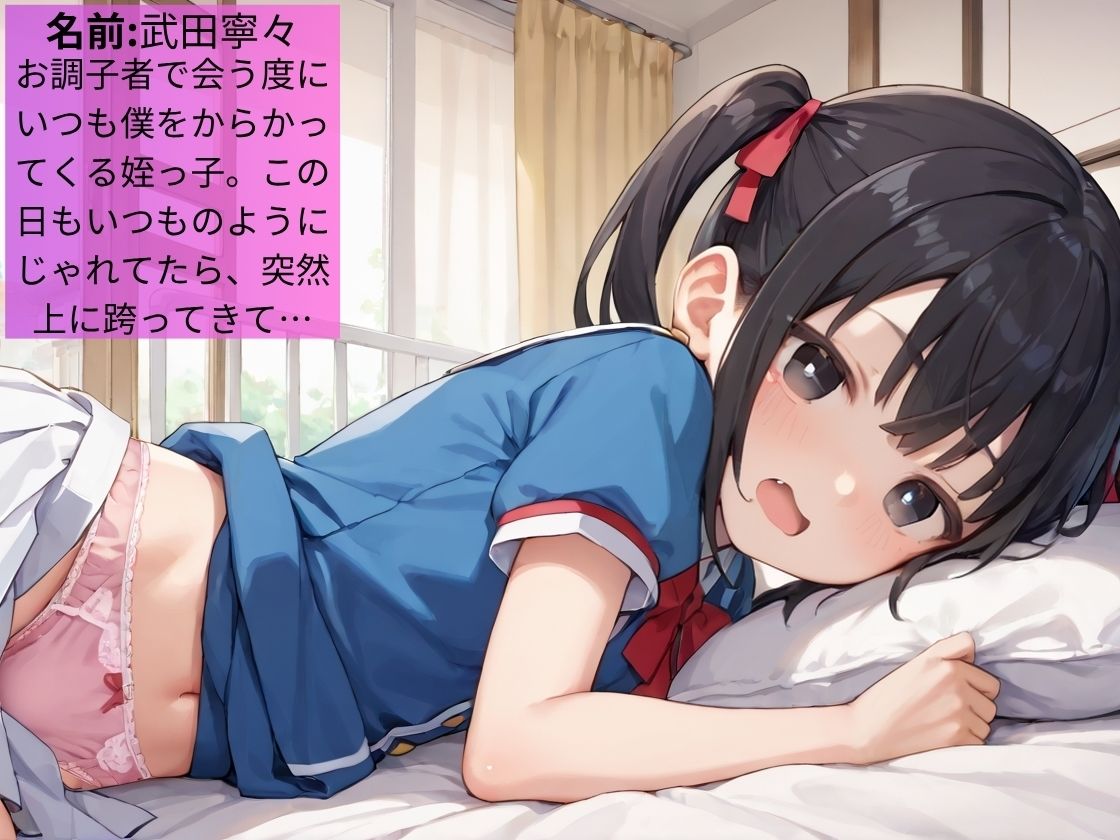 メス〇キの姪の誘惑に屈服し生ハメ中出ししてしまった僕  【つるぺた】【NTR】【CG500枚】 アーナルデ・シメツケネッガー エロ画像2