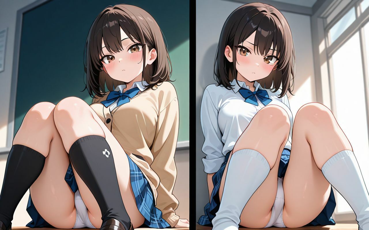 清楚系女子校生  体液だらだら性行為 画像1