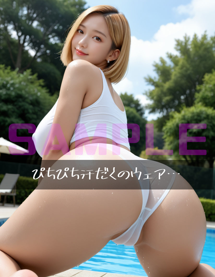 サンプル画像2:【たっぷり424枚】ギャルまみれ〜デカ尻だけ集めました〜(えーあいぎゃる) [d_625157]