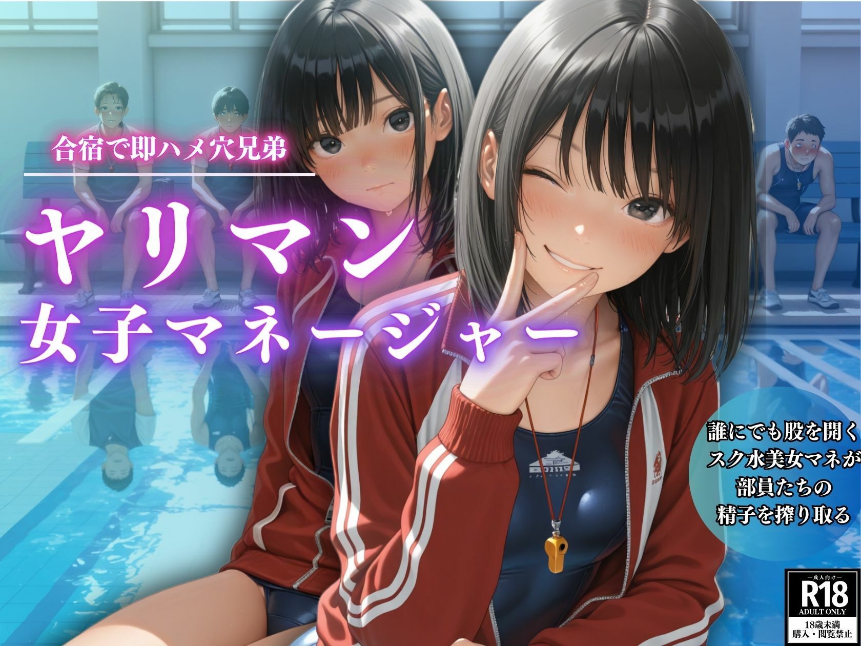 合宿で即ハメ穴兄弟  ヤリマン女子マネージャー 画像1