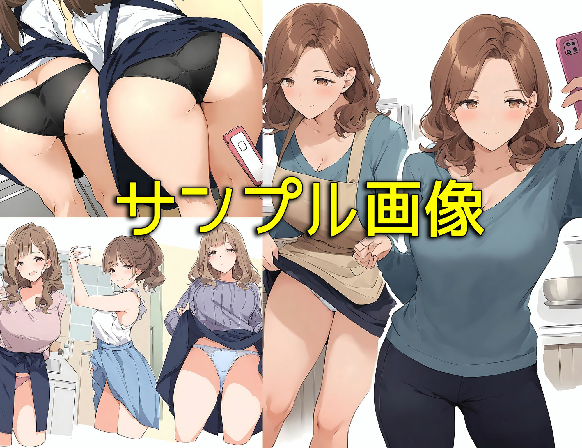 サンプル画像6:なんで僕の友達のママは下着を見せてくるんだろう5  自撮り大好き編(日替わりさん) [d_625309]