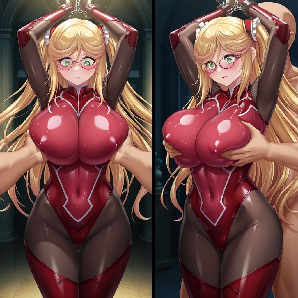 フェチコレVol.122 吊り上げ拘束されて背後からおっぱいを揉まれる対魔忍・高坂静流【枚数250枚】 画像5