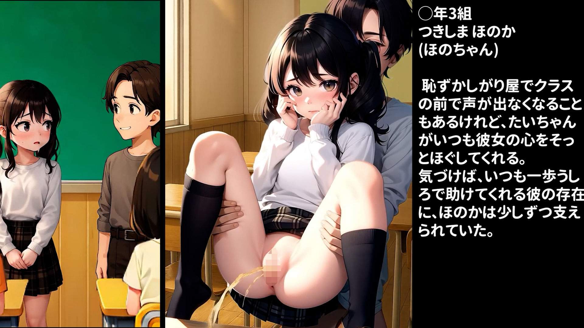 【動画】クラスメイトの前で羞恥放尿させられる少女たち ぷにからしーしーする姿 サンプル画像 3