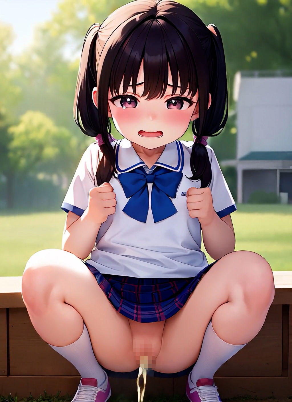 【動画】クラスメイトの前で羞恥放尿させられる少女たち ぷにからしーしーする姿 サンプル画像 9