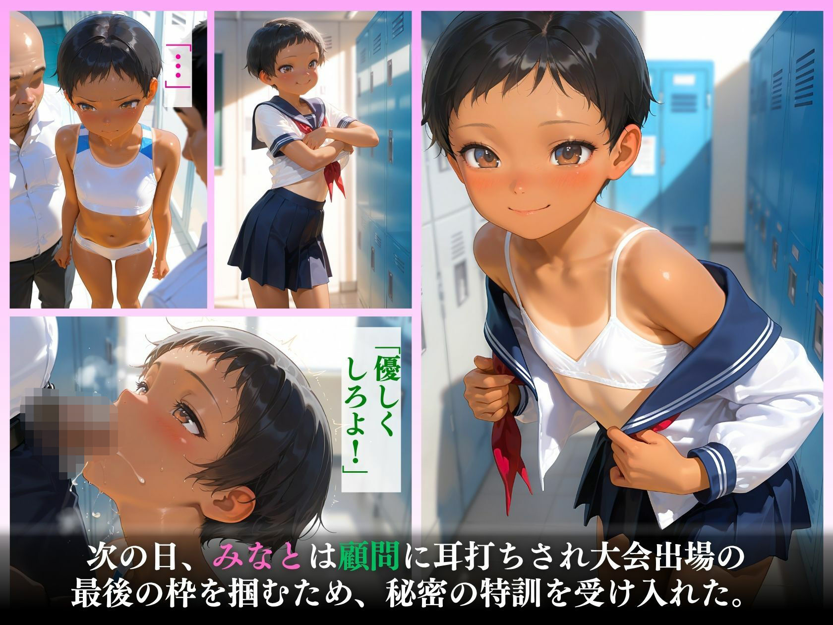 狙われた新入生陸上部「大会最後の一枠ほしいですどんな特訓も耐えます！」_7