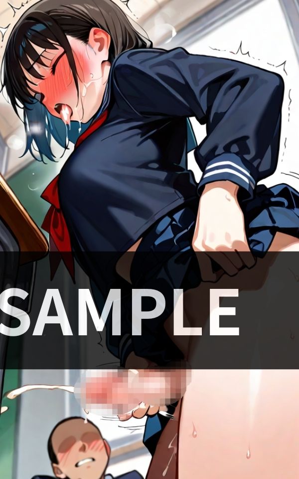 サンプル画像5:男の娘が オナニー始めて 学級崩壊した(甘々制作所) [d_625545]