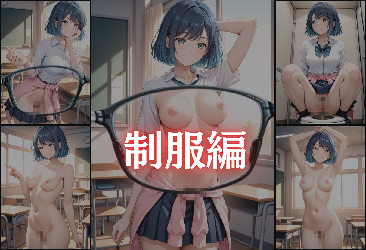 【エロ漫画】透視メガネで暴かれた、清楚女優の本番稽古2