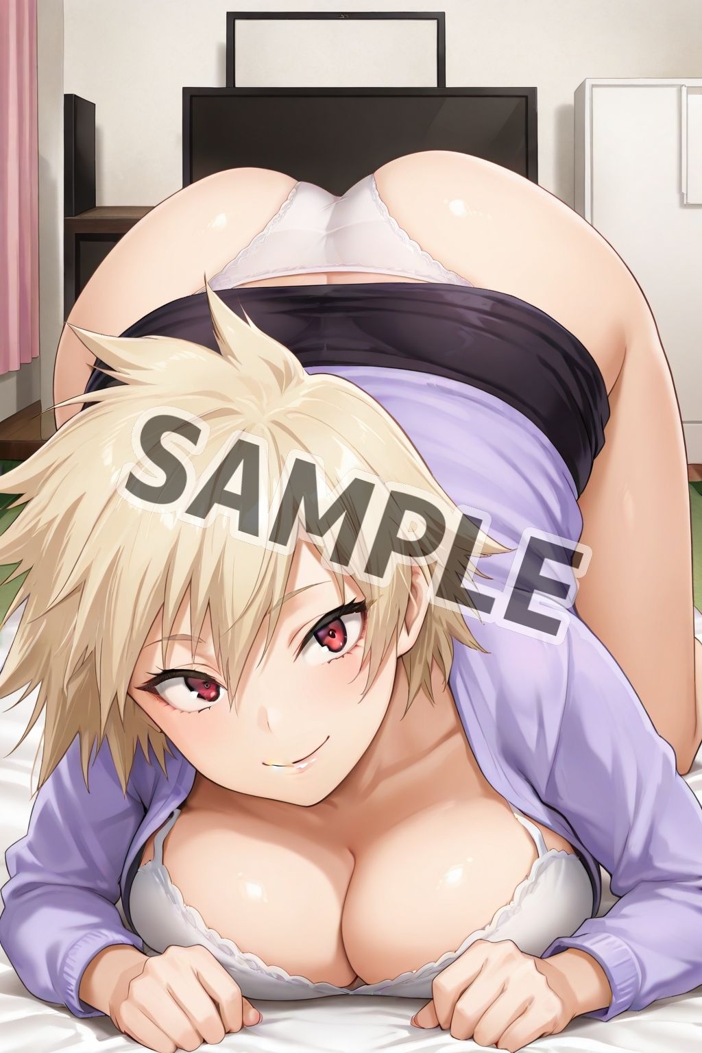 サンプル画像2:ヒーロー女子のスケベな活動（番外編）〜爆豪母（光己）〜(アトリエわたあめ) [d_625580]