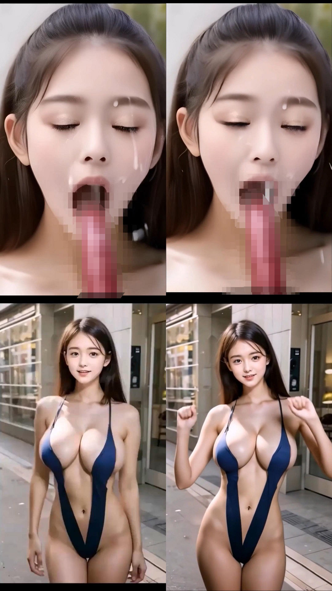 サンプル画像4:厳選！実写系！かわいい水着ダンス美女のSEX動画6(浜辺  竜) [d_625589]