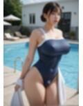 超絶リアル！！競泳水着！！ふたなりCG集 No.19【オナニー、チクニー・ロッカールーム・プール】148枚