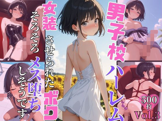 男子校ハーレム  女装させられたボクそろそろメス堕ちしそうです  vol.3 ショタロー エロ画像1