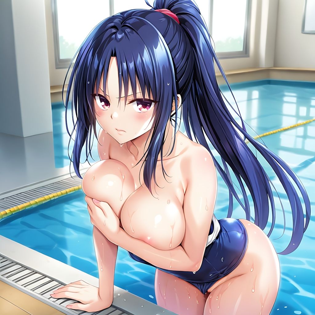 Toloveる プールでスク水SEX!【500P】 画像9