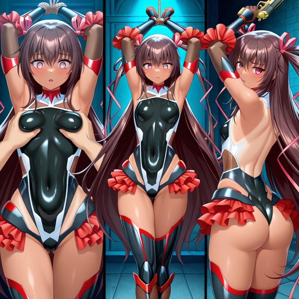 フェチコレVol.123吊り上げ拘束されて背後からおっぱいを揉まれる対魔忍・水城ゆきかぜ【枚数250枚】3