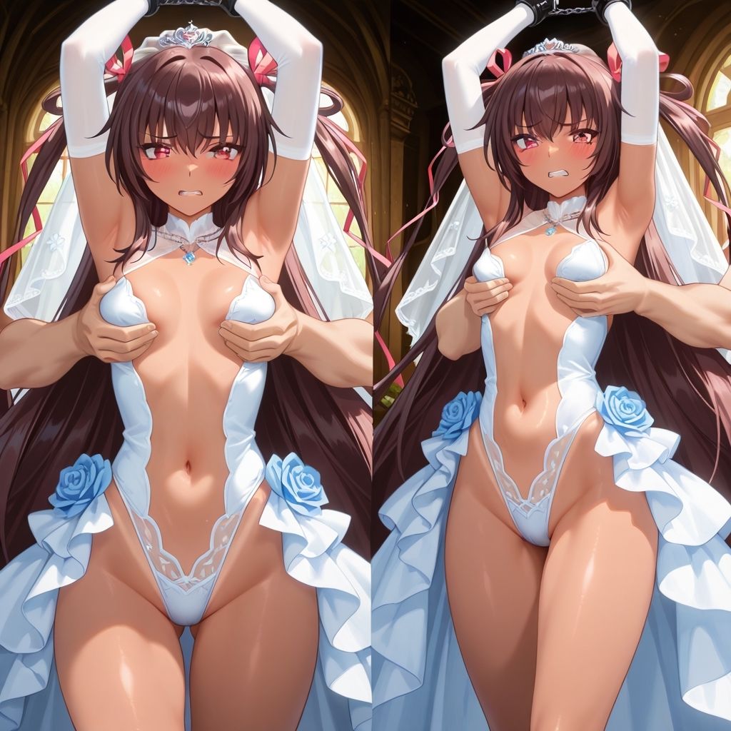 フェチコレVol.123吊り上げ拘束されて背後からおっぱいを揉まれる対魔忍・水城ゆきかぜ【枚数250枚】9