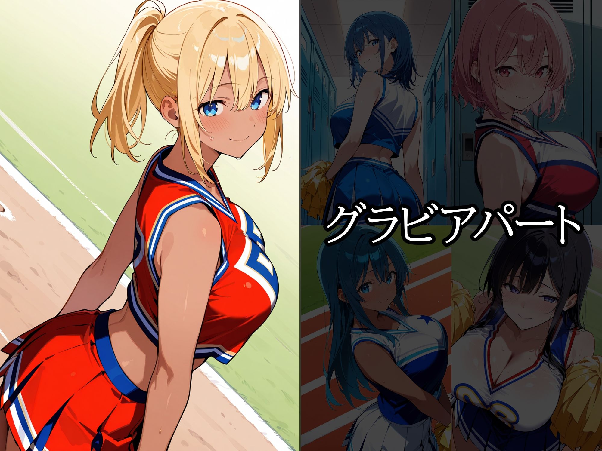 サンプル画像2:【セリフ入有】 チアガール 〜秘密の応援〜(すけラボ) [d_625773]